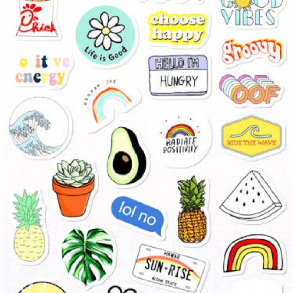 Homade stickers 2-5$ 5-8$ 10-10$